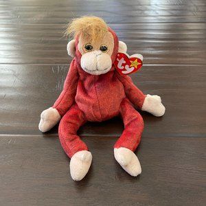 Ty Beanie Baby "Schweetheart" 1999 Baby Orangutan, 8.5" with Rare Tag